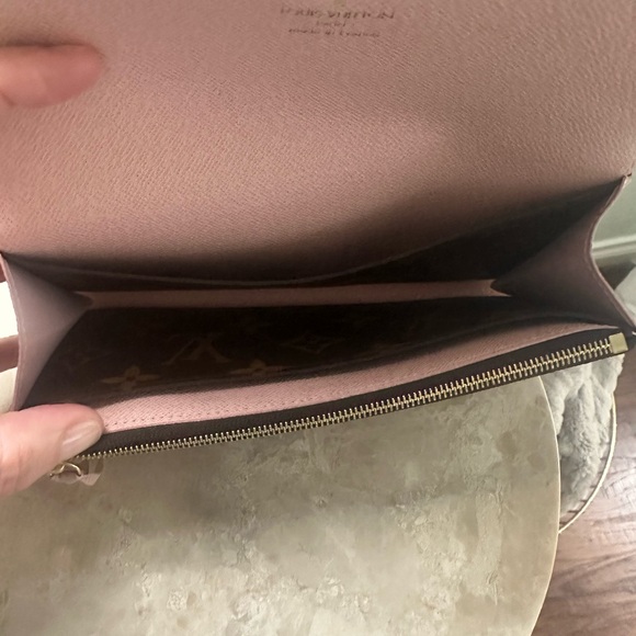 Louis Vuitton Emilie Monogram Wallet Rose Ballerine - Picture 8 of 10